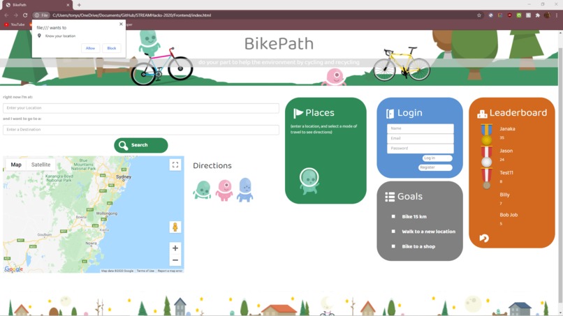 BikePath – screenshot 1