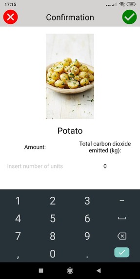 FoodPrint – screenshot 1