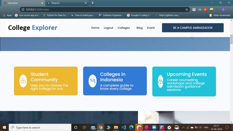 College Explorer – screenshot 1