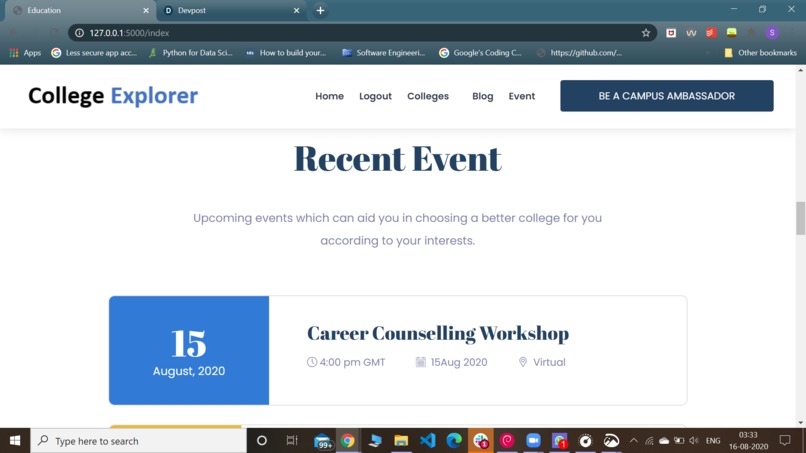 College Explorer – screenshot 5