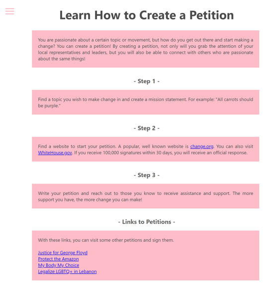eActivist – screenshot 4