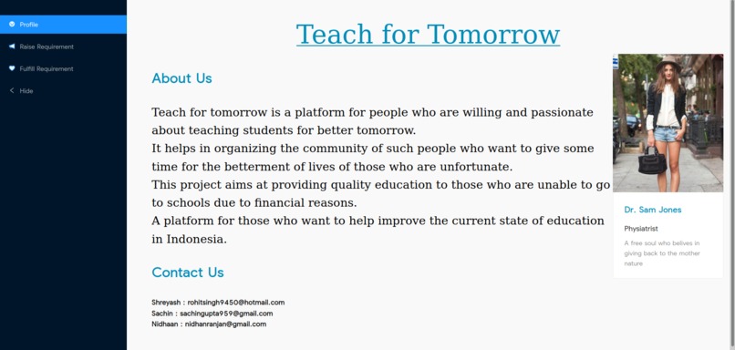 Teach for Tomorrow – screenshot 1