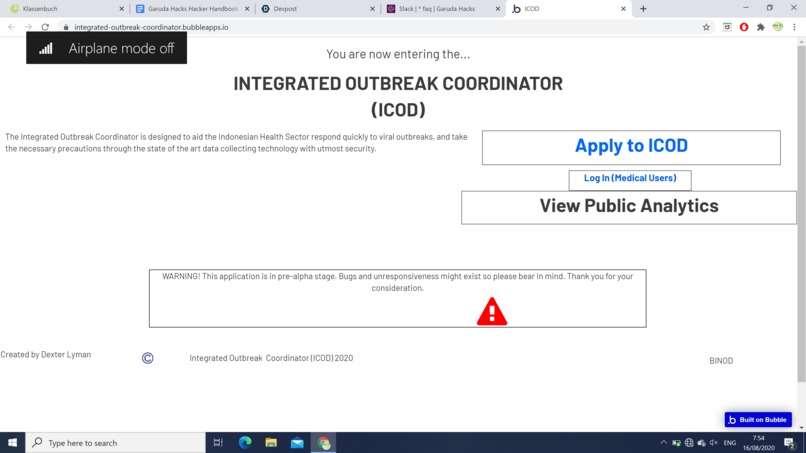 Integrated Outbreak Coordinator (ICOD) – screenshot 4