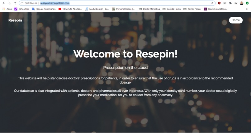 RESEPIN – screenshot 1
