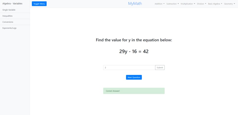 MyMath – screenshot 4