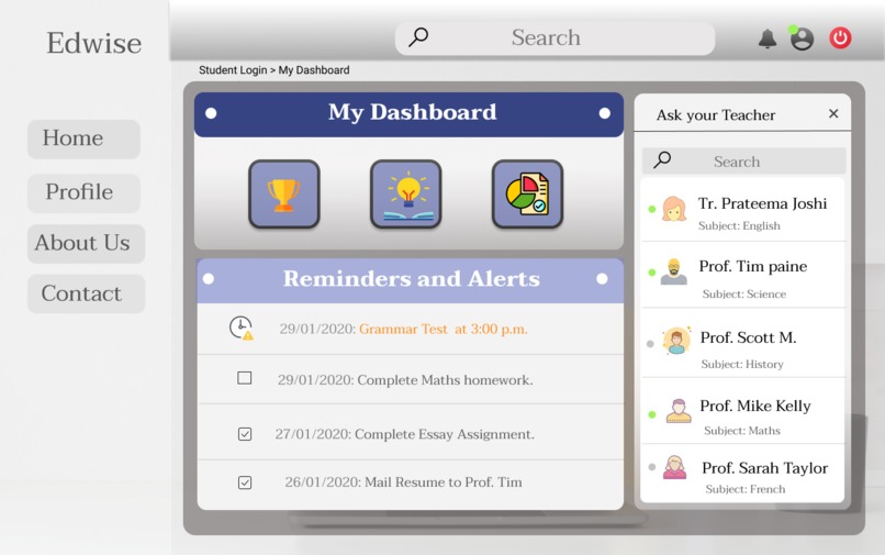 Edwise : Cross-learning platform  – screenshot 2