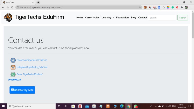 TigerTechs Edufirm – screenshot 3