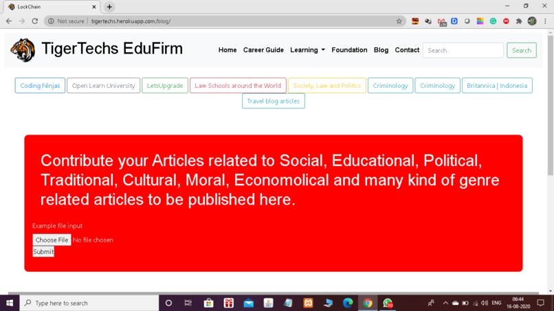 TigerTechs Edufirm – screenshot 2