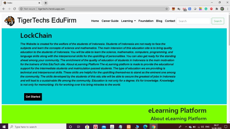 TigerTechs Edufirm – screenshot 5