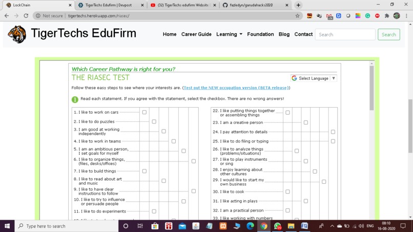 TigerTechs Edufirm – screenshot 14