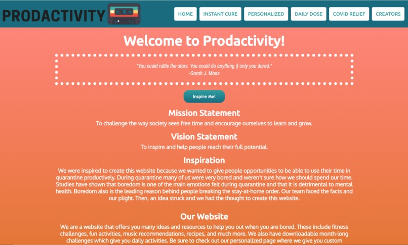 Prodactivity – screenshot 1