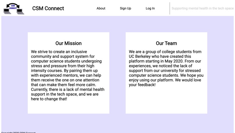 Computer Science Mentors (CSM) Connect – screenshot 2