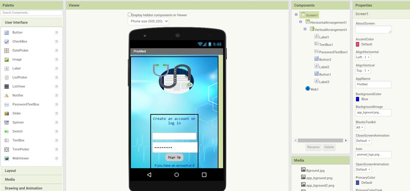 PrioMed – screenshot 2