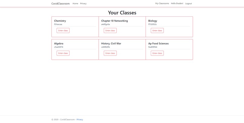 COVID Classroom – screenshot 3