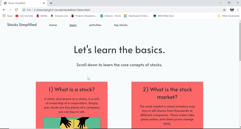 Stocks Simplified – screenshot 2