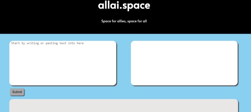 Allai.Space – screenshot 1