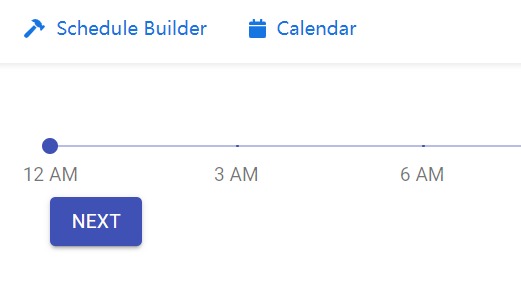scheduler – screenshot 1