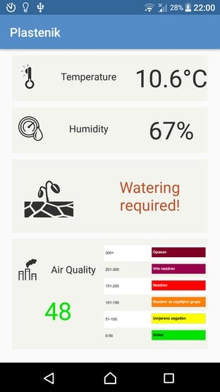 GreenHouse Monitoring System – screenshot 3
