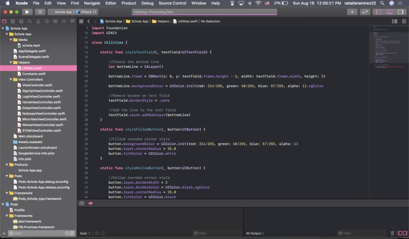 Schola App (scholarship resources mobile iOS app) – screenshot 2