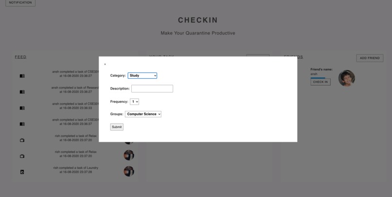 CheckIn  – screenshot 3
