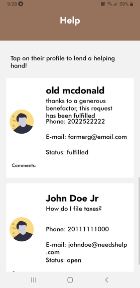 Helpr – screenshot 3