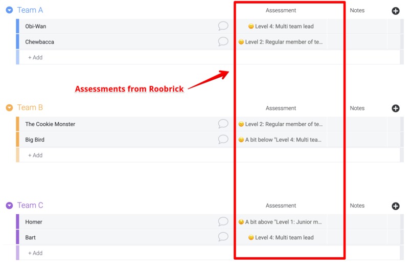 Roobrick app – screenshot 3