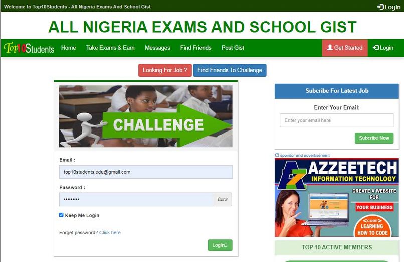 Top10students – screenshot 4