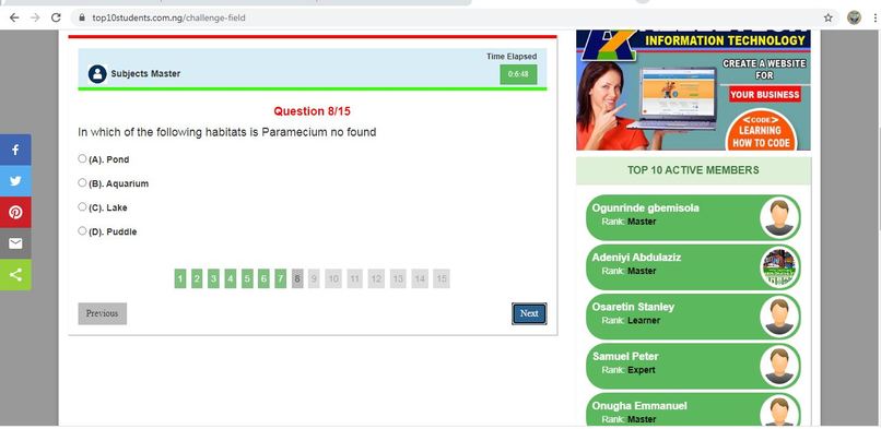 Top10students – screenshot 9