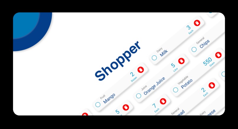 Shopper - Modern Shopping List – screenshot 1