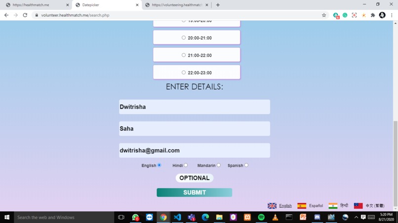HealthMatch – screenshot 5