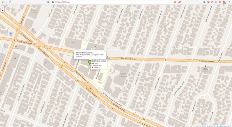 Hospital beds finder – screenshot 5