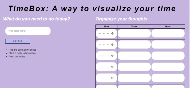 TimeBox – screenshot 1