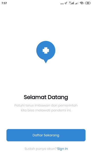 Quarantine App – screenshot 1