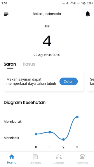 Quarantine App – screenshot 2