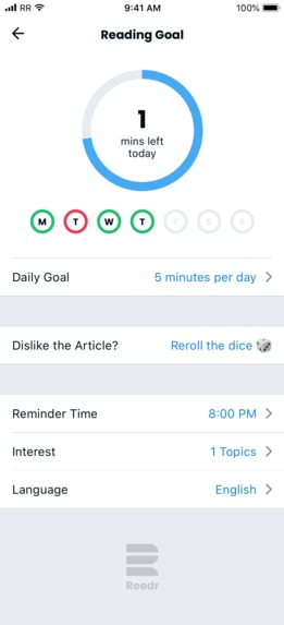 Reedr – screenshot 3
