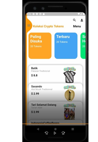 TokeninApp Blockchain Platform & Si Bejo Cryptogaming – screenshot 3