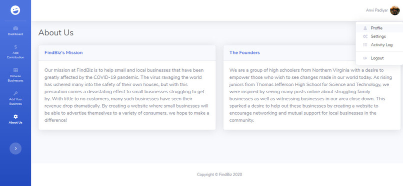 FindBiz – screenshot 2