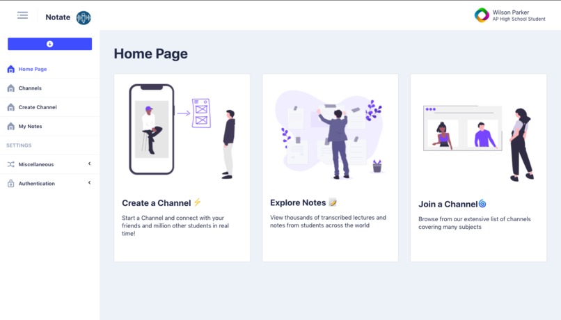 Notate – screenshot 1