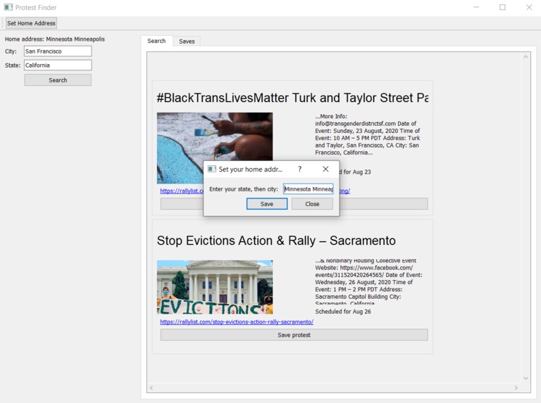 Protest Finder – screenshot 3