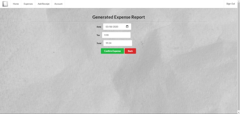 Receipt Trail – screenshot 2