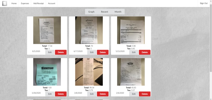 Receipt Trail – screenshot 3