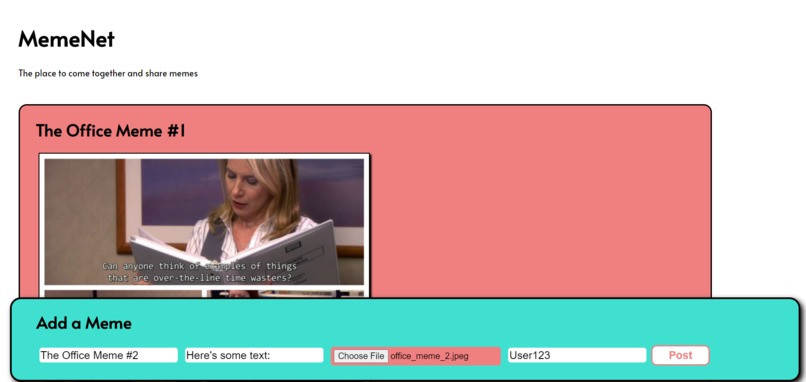 MemeNet – screenshot 1