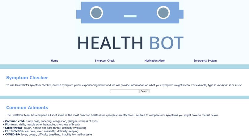 HealthBot – screenshot 3