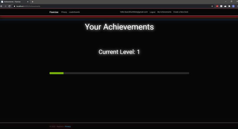 Fixercise – screenshot 2