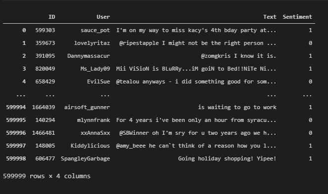 Sentiment analysis using Supervised Deep Learning model – screenshot 8