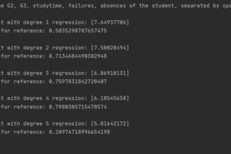 Student Performance Estimator 