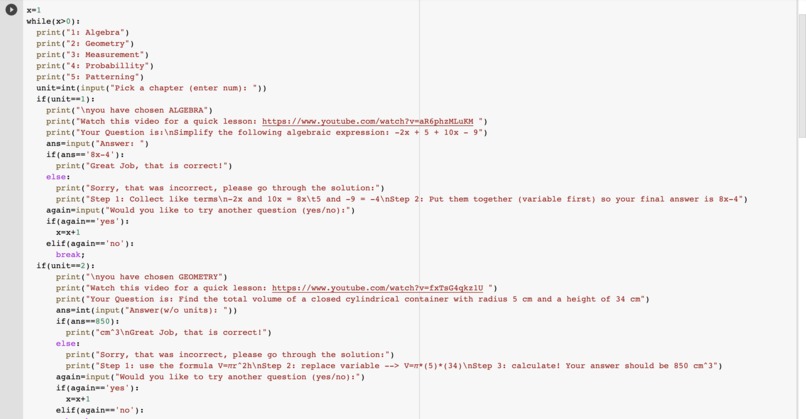MathWiz – screenshot 1