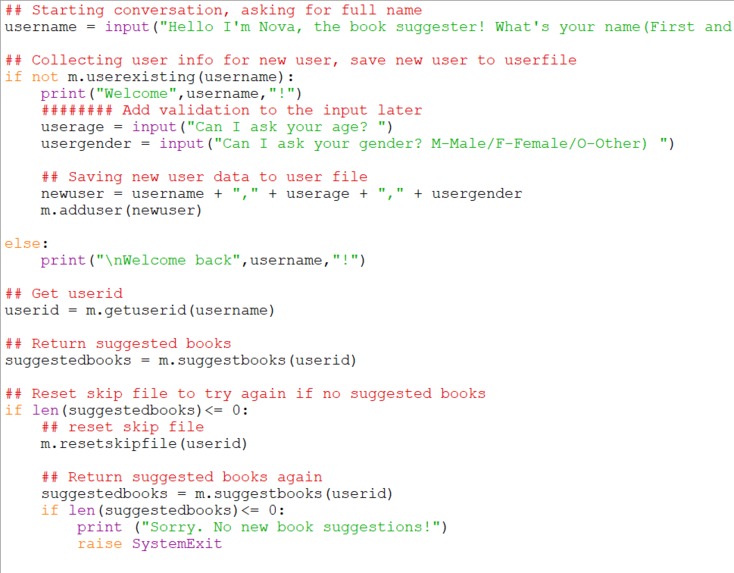 Nova, The Book Suggester – screenshot 3
