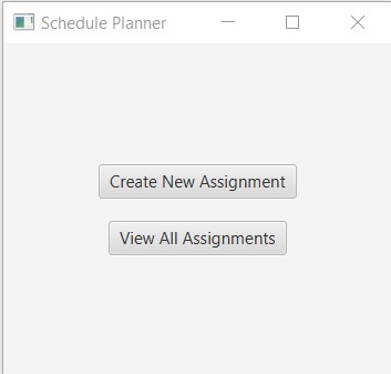Scheduler – screenshot 2
