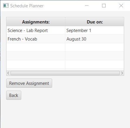 Scheduler – screenshot 4